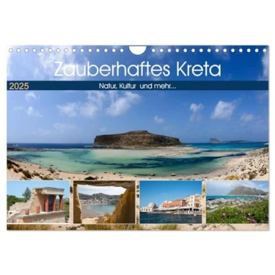 Abbildung von Zauberhaftes Kreta (Wandkalender 2025 DIN A4 quer), CALVENDO Monatskalender