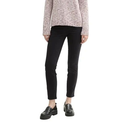 Abbildung von TOM Tailor Alexa Slim Jeans Fit, Damen, Größe: 36x32, Deep black
