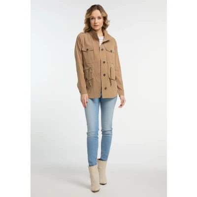 Abbildung von DREIMASTER Vintage Damen Feldjacke L / Beige 100% Polyester