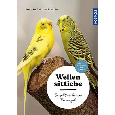 Abbildung von Wellensittiche: So geht es deinen Tieren gut auswählen pflegen verstehen mit den wichtigsten Dos &amp; Don’ts Filmen über die KOSMOS PLUS App