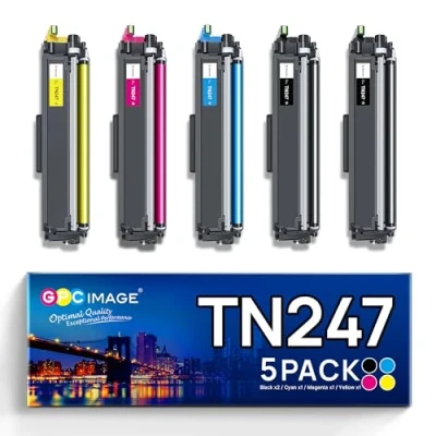 Abbildung von 5er Pack TN247 Kompatibel für Brother TN 243CMYK Toner MFC L3750CDW L3770CDW TN243 TN243CMYK DCP L3550CDW HL L3210CW L3230CDW L3730CW