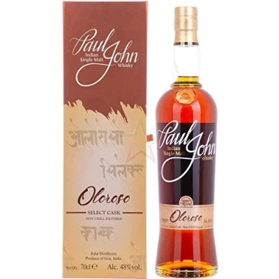 Abbildung von Paul John Oloroso Indian Single Malt Select Cask 0,7 LIter