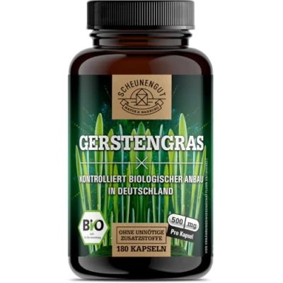 Abbildung von Scheunengut® Bio Gerstengras Kapseln Das Original 180 St