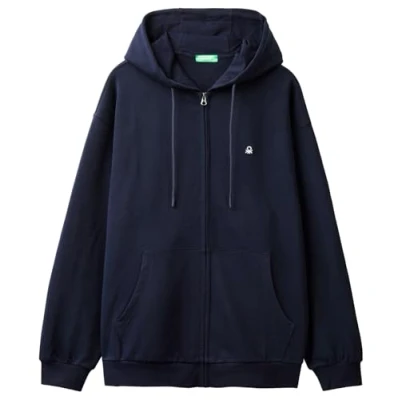 Abbildung von United Colors of Benetton Sweatjacke, Herren, Größe: XL, Blue