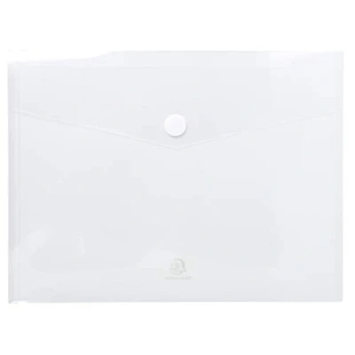 Abbildung von Exacompta 56421e Beutel mit 5 Schnellhefter A4 Klettverschluss, 24 x 31,5 farblos