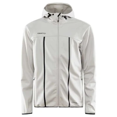 Abbildung von Craft ADV EXPLORE Softshelljacke für Herren XXL Ash Winddichte, wasserabweisende den täglichen Gebrauch 2 Seitentasche, 1 Innentasche Übergangsjacke