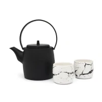 Abbildung von Bredemeijer Kobe Geschenkset, Gusseisen, Schwarz, 1200ml