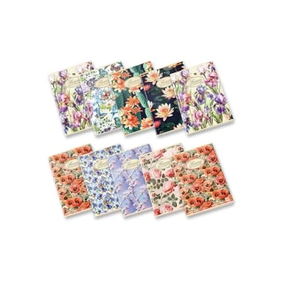 Abbildung von Pigna Packung mit 10 Maxi Heften 02298850C Natur Flower.