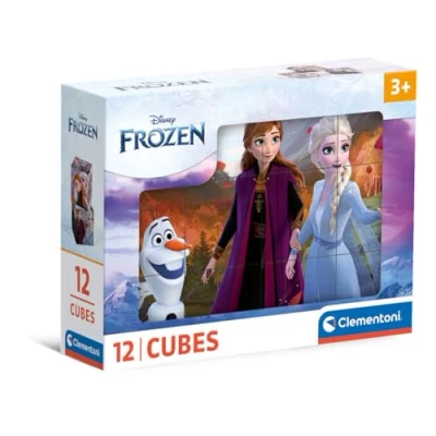 Abbildung von Clementoni® Würfelpuzzle Frozen 2, 12 Puzzleteile, Made in Europe, FSC® schützt Wald weltweit