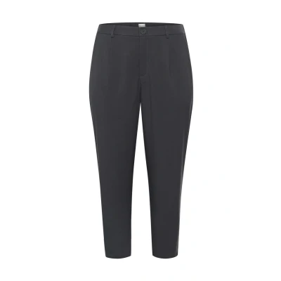 Abbildung von Kaffe Curve Chino, Damen, Größe: 48, Black oyster