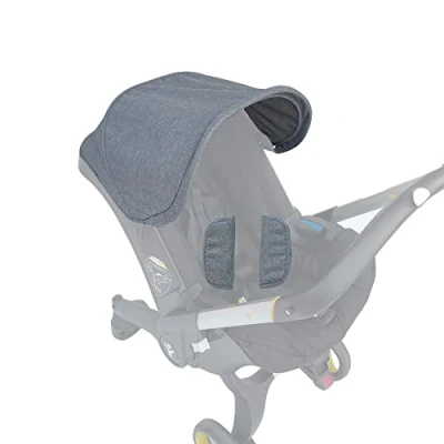 Abbildung von Brogtorl Kinderwagen Überdachung, Sonnenschirm Kompatibel mit Doona Autositz (Grau)