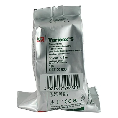 Abbildung von Varicex S Zinkleimbinde 5mx10cm 20630