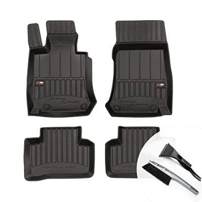Abbildung von moto MOLTICO 3D Gummimatten Auto Fußmatten Gummi Automatten 4 teilig Set passend für Mercedes Benz GLC X253 ab 2015