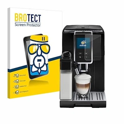 Abbildung von BROTECT Schutzglas für DeLonghi Dinamica Plus ECAM370.70.B Schutzfolie Panzer Folie Glas [Extrem Kratzfest 9H, Anti Fingerprint, Ultra Transparent]