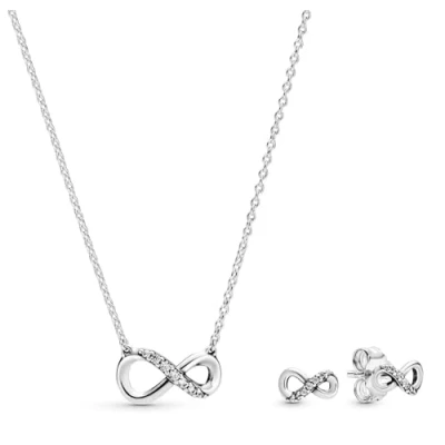 Abbildung von Pandora 68323 Damen Schmuck Set Funkelnde Unendlichkeit Silber