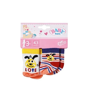 Abbildung von Zapf Creation® Puppenkleidung Creation 831755 BABY born Socken 2x, 2 sort. 43cm