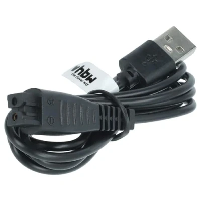 Abbildung von vhbw Ladekabel kompatibel mit Panasonic ES RF41, RT30, RT31, RT33, RT37, RT37 s Rasierer Netzkabel, 120 cm