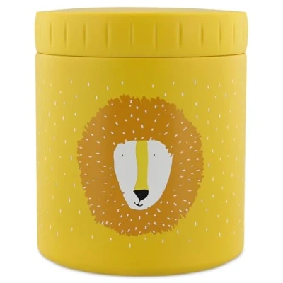 Abbildung von Trixie Isolierte Lunchbox aus Edelstahl, 500 ml Lebensmittelbehälter für Mittagessen/Snacks (Mr. Löwe)