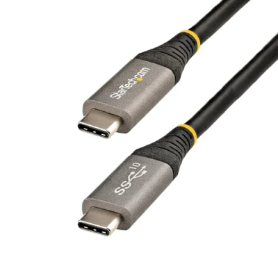 Abbildung von StarTech.com 1m USB C Kabel 10Gbit/s IF zertifiziertes 3.2 Gen 2 Typ 100W (5A) Power Delivery, DP Alt Mode Laden&amp;Synchronisieren (USB31CCV1M)