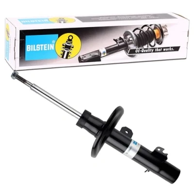 Abbildung von BILSTEIN B4 OE Replacement 22 288431 Stoßdämpfer Vorderachse links Gasdruck Zweirohr Federbein unten Platte, oben Stift
