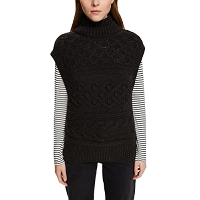 Abbildung von ESPRIT Damen 102CC1I319 Pullover, 001/BLACK, XL
