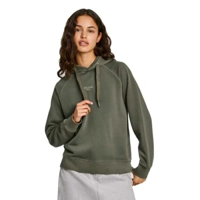 Abbildung von Pepe Jeans Kapuzenpullover, Damen, Größe: Small, Leaf green