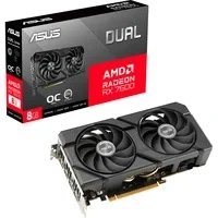 Abbildung von ASUS DUAL Radeon RX 7600 EVO OC Edition 8GB GDDR6 Gaming Grafikkarte (AMD RX7600, PCIe 4.0, 1x HDMI 2.1, 3X DisplayPort 1.4a, RX7600 O8G EVO)