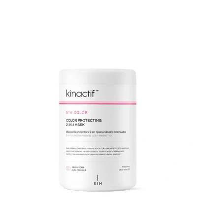 Abbildung von Kin Cosmetics Maske Kinactif No.4 Colorprotecting 2in1 900 ml Für Coloriertes haar