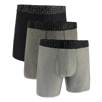 Abbildung von Under Armour Men&#039;s Performance Tech 6&quot; 3 Pack Solid Boxer Briefs