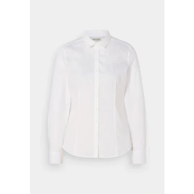 Abbildung von Marc O&#039;Polo Classic Style SLIM Hemdbluse, Damen, Größe: 46, White