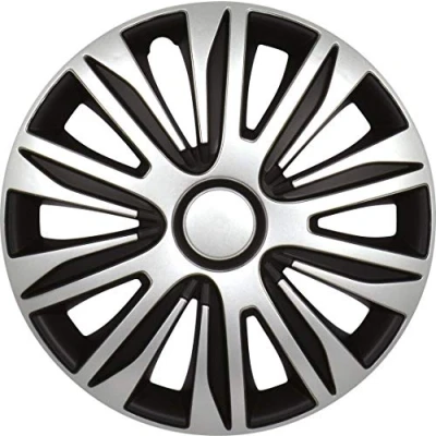 Abbildung von kh Teile Radkappen 16 Zoll Nardo Silber/schwarz 16&quot; 2 Fach lackiert Radzierblenden 4er Set komplett