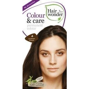 Abbildung von Hair Wonder Colour &amp; Care 4 Medium braun 100 ml (Fall von 6)