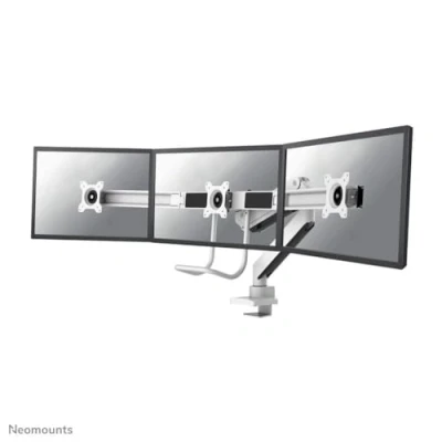 Abbildung von Neomounts NM D775DX3WHITE Monitor Tischhalterung