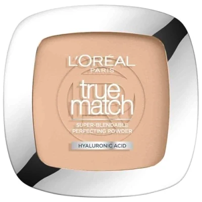 Abbildung von L&#039;Oréal Paris Puder Make up, Mattierendes Kompaktpuder mit LSF 8, Inkl. Spiegel und Schwamm, True Match Puder, Nr. 2.N, 9 g