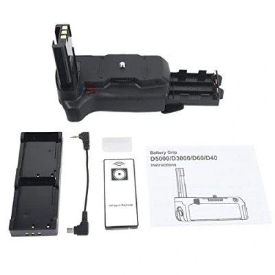 Abbildung von DSTE® Infrarot Fernbedienung Batterie Griff für Nikon D40 D40X D60 D3000 D5000 DSLR Digital Kamera als MB
