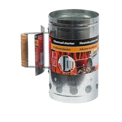 Abbildung von BBQ Collection 871125234770 Anzündkamin, Kompakt, Kohlestarter, Grillkohleanzünder 16 x 27 25,5 cm, Bambus, gelb, 60