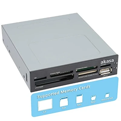 Abbildung von Akasa Speicherkartenleser Internal 6 Port Card Reader 3.5