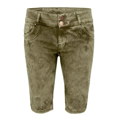 Abbildung von Hangowear Trachtenjeans Damen HENDRINA BERMUDA army green