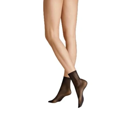 Abbildung von Hudson Damen Söckchen Simply 20 2 Pack Rollrand DEN Black 0005 39 42