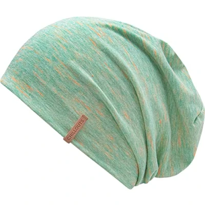 Abbildung von chillouts Beanie, mit oranger Melierung
