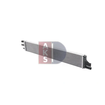 Abbildung von AKS DASIS 180098N Kühler, Motorkühlung Aluminium, Kunststoff Aluminium 710 120 24 Kühlrippen gelötet RENAULT: MASTER 3 Kasten, Bus
