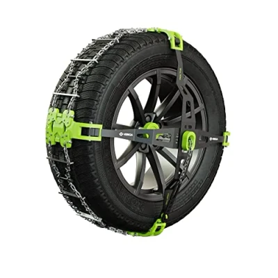Abbildung von Veriga T S40 TRACTIVA SPORT Laufflächen Schneeketten Satz (1 Paar= 2 Stück) automatische Spannung &amp; komfortable Montage für PKW Elektrofahrzeuge