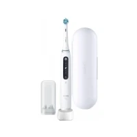 Abbildung von Oral B IOSERIES5BL, Erwachsener, Vibrierende Zahnbürste, Tägliche Pflege, Sensitiv, Supersensibel, Aufhellend, Schwarz, Rund