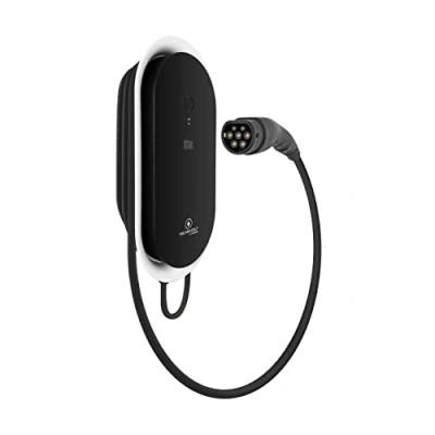 Abbildung von TechniSat TECHNIVOLT 2200 Smart 22kW Ladestation/Wallbox für E Autos mit integrierter Ladesteckdose Typ 2 schnelles Laden zu Hause, RFID Karte, 5 Meter Ladekabel, IP54