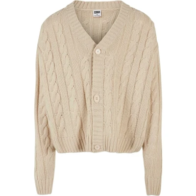 Abbildung von Urban Classics BOXY Strickjacke, Herren, Größe: 4XL, Softseagrass
