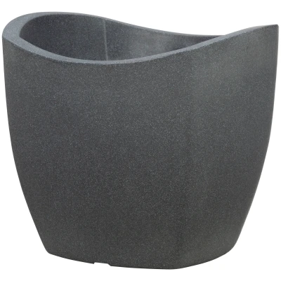 Abbildung von Scheurich Blumentopf 40/256 WAVE GLOBE CUBO