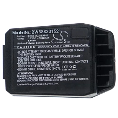 Abbildung von vhbw Akku kompatibel mit Motorola MC21, MC2100, MC2180 Handheld Computer Scanner (1800mAh, 3,7V, Li Polymer)