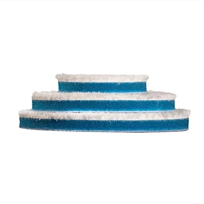 Abbildung von Rupes Mikrofaser Pad D A COARSE, FINE, ULTRA FINE in verschiedenen Größen zum Polieren Ihres Autos (80 mm, Coarse blau)