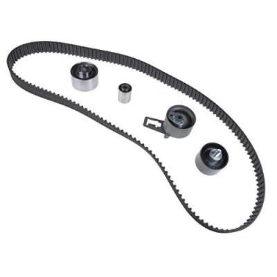 Abbildung von BLUE PRINT ADG07323 Zahnriemensatz 152 mit abgerundetem Zahnprofil inkl. Spannrolle, Führungsrollen HYUNDAI: Terracan, KIA: CARNIVAL 2