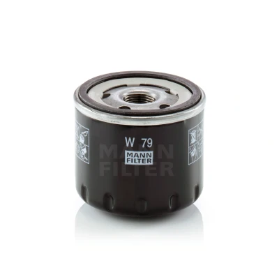 Abbildung von MANN FILTER W 79 Ölfilter M 20 X 1.5 mit einem Rücklaufsperrventil Anschraubfilter RENAULT: MEGANE 2 Kombi, 3 Coupe, SCENIC